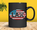 Lacrosse Lax USA US Flag Stick Vintage Retro Svg Png
