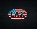 Lacrosse Lax USA US Flag Stick Vintage Retro Svg Png