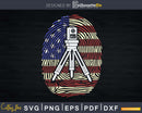 Land Surveying Flag Print Funny Surveyor T-shirt Svg Cut