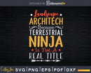Landscape Architect Funny Landscaper Svg Dxf Cut Files