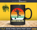 Lawn Bowling Vintage Retro Sunset Svg Cricut Cut Files