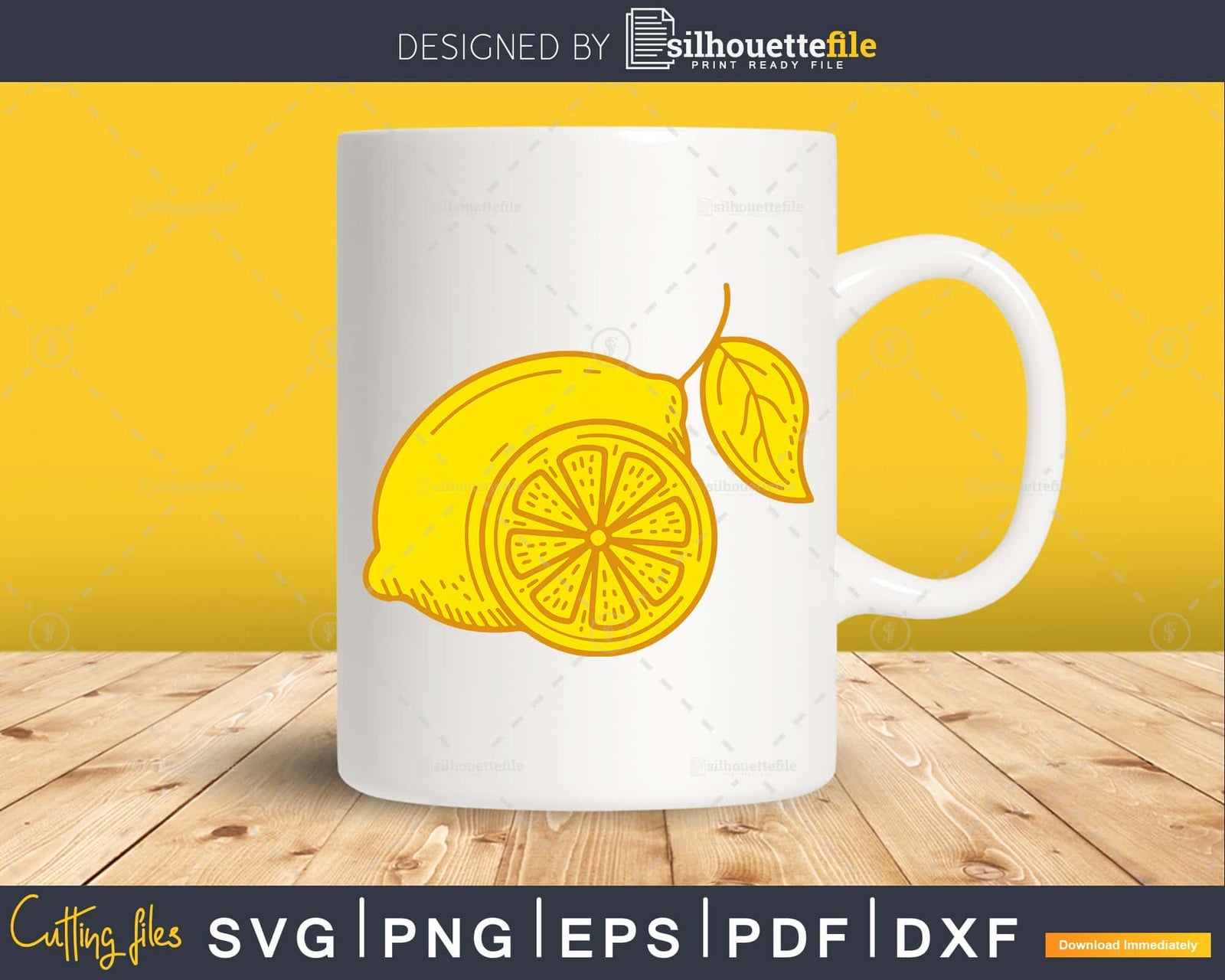 Lemon svg cricut craft cutting printable cut file | Silhouettefile