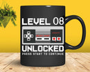 Level 08 Unlocked Press Start to Continue Video Gamer