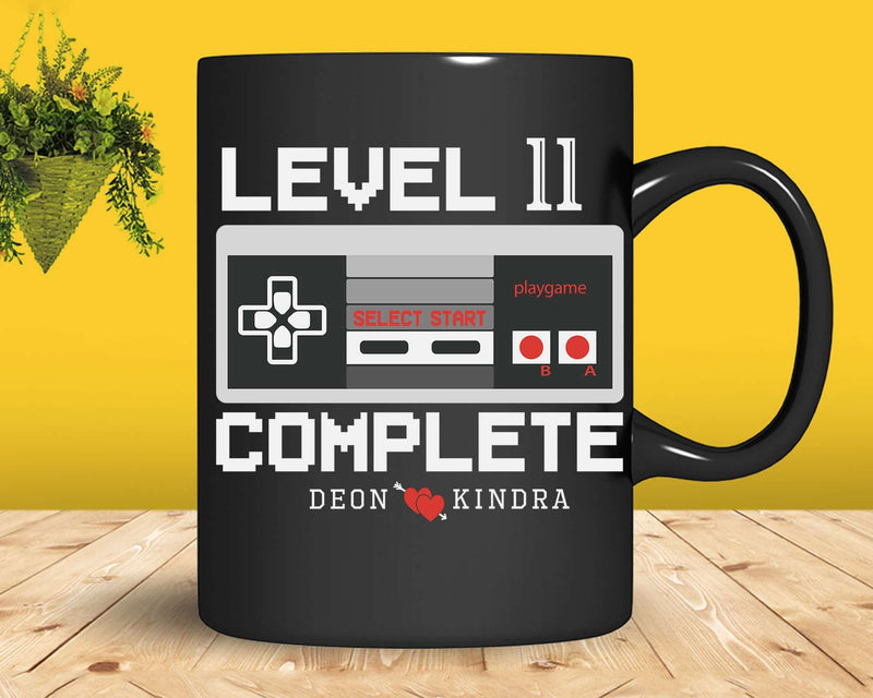 Level 11 Complete 11th Wedding Anniversary Gift Shirt