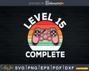 Level 15th Complete Retro 15 Year Wedding Anniversary Svg