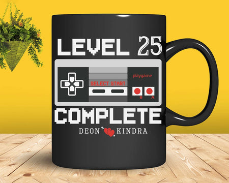 Level 25 Complete 25th Wedding Anniversary Gift Shirt