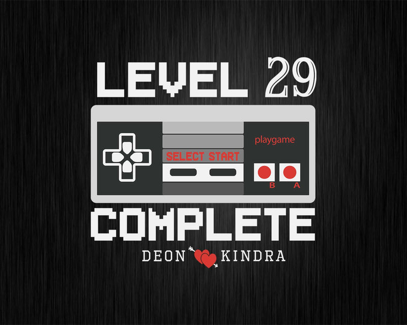 Level 29 Complete 29th Wedding Anniversary Gift Shirt