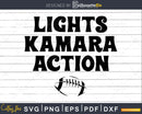Lights Kamara Action Funny Football New Orleans svg png dxf