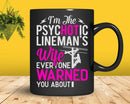 Lineman Wife Hot Funny Electrical Lineworker Svg Png Cricut