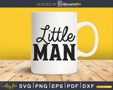Little Man SVG Baby Shower svg cut cricut files