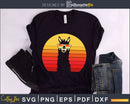 Llama Alpaca Retro vintage Style cut svg png design cutting