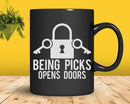Locksmith Being Picks Opens Doors Keyhole Lock Picking Svg