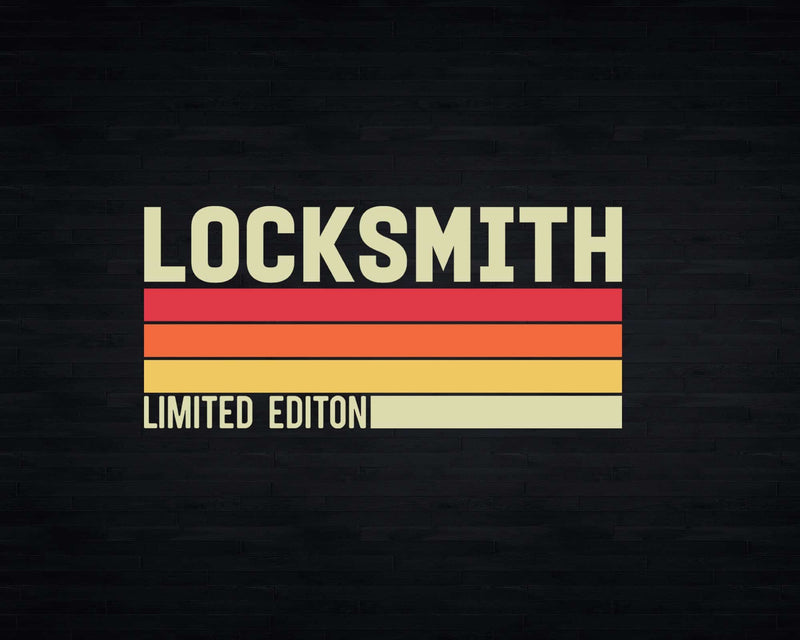 Locksmith Limited Edition Funny Job Title Profession Svg