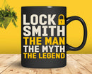 Locksmith The Man Myth Legend Svg Png Cricut Files