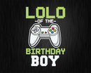 Lolo of the Birthday Boy Matching Video Game buy svg designs