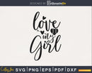 love my girl Softball mom svg png cut cutting digital files
