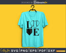 Love Softball Distressed Grunge svg Cricut digital files