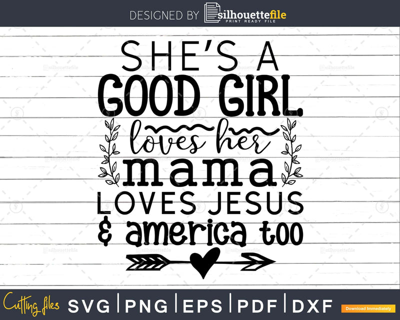 Loves Jesus and America Too Christian svg shirts designs
