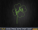 Lucky Clover Svg Png Shirt Designs