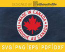 Made in Canada Stamp svg cricut cut digital files