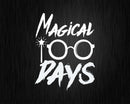 Magical 100 Days of School Svg Png Editable Tshirt Design