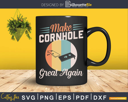 Make Cornhole Great Again Champion Shirt Svg Design Cut File