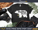 Mama Bear Autism Awareness Month Svg Dxf Png Files Crafters