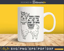 Mama Llama Svg Ain’t Got Time for Your Drama Mom Cut File