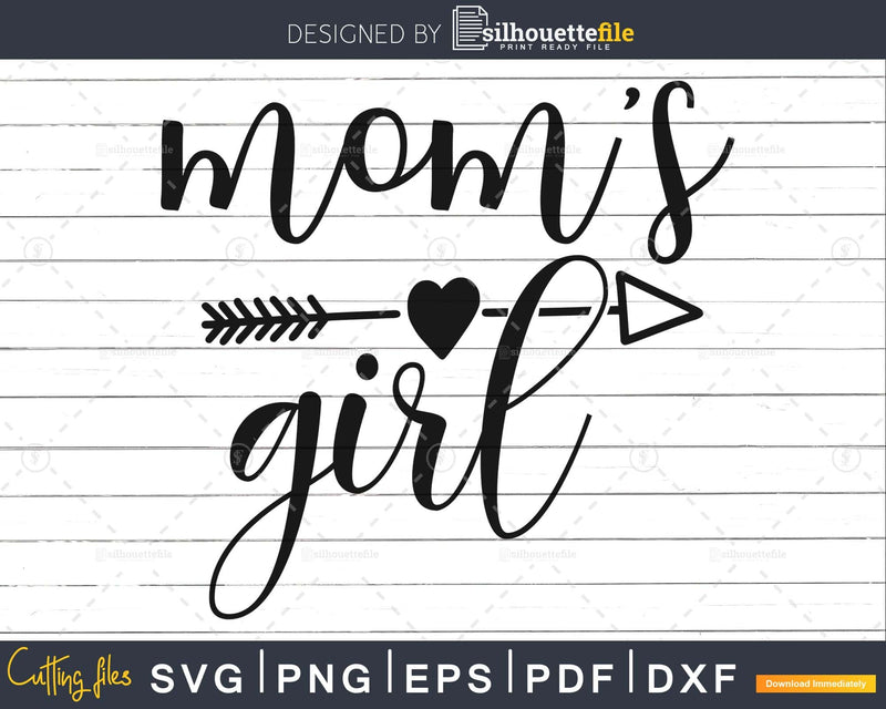 Mama’s Girl Svg Baby Shower svg cut files