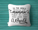 Mamma You Are the World Svg cut files