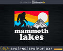 Mammoth Lakes Bigfoot Mountains svg designs cut files