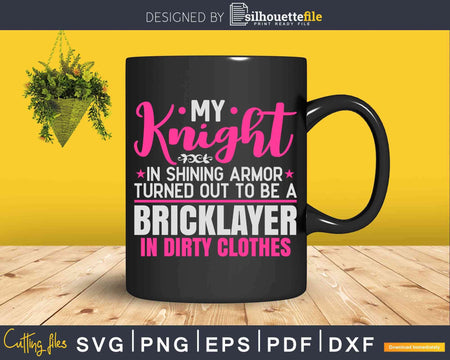 Mason Valentine’s Day Gift Brickie Brickmason Bricklayer Svg
