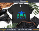 Maui Hawaii Sea Turtles Hawaiian Scuba Diving Shirt Svg