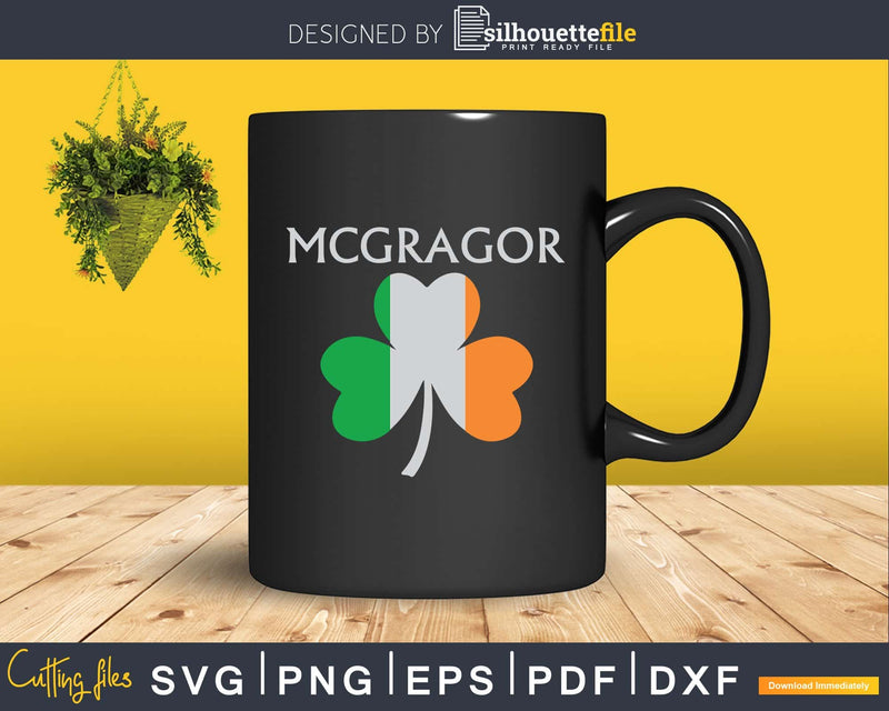 McGregor Irish Family Name Svg Png Digital Files