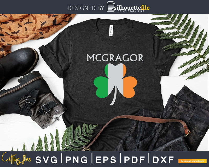 McGregor Irish Family Name Svg Png Digital Files