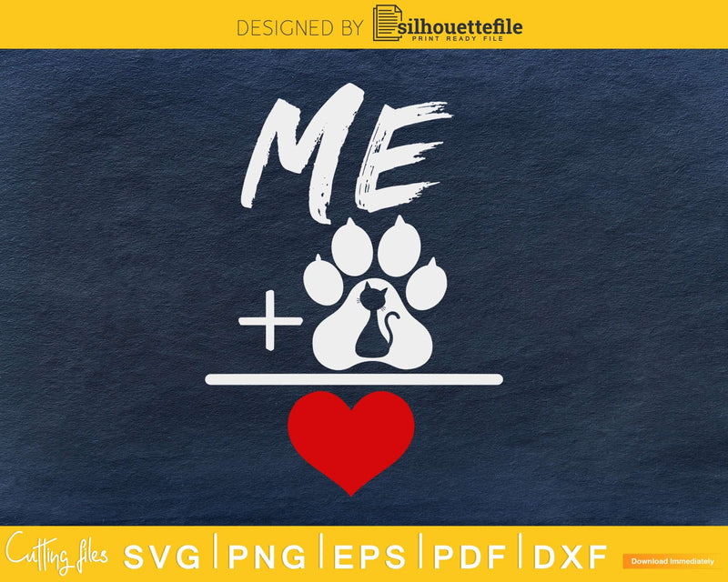 Me Cat Equal Love Svg Printable Cutting Files