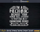 Mechanic Fun Shirt Gift For Car Mechanics And DIY Handyman