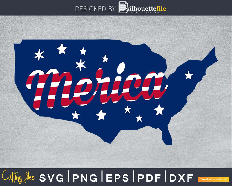 Merica 4th of July Independence Day svg designs Cricut Cut