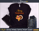 Merry thanksmas thanksgiving svg cricut png printable files
