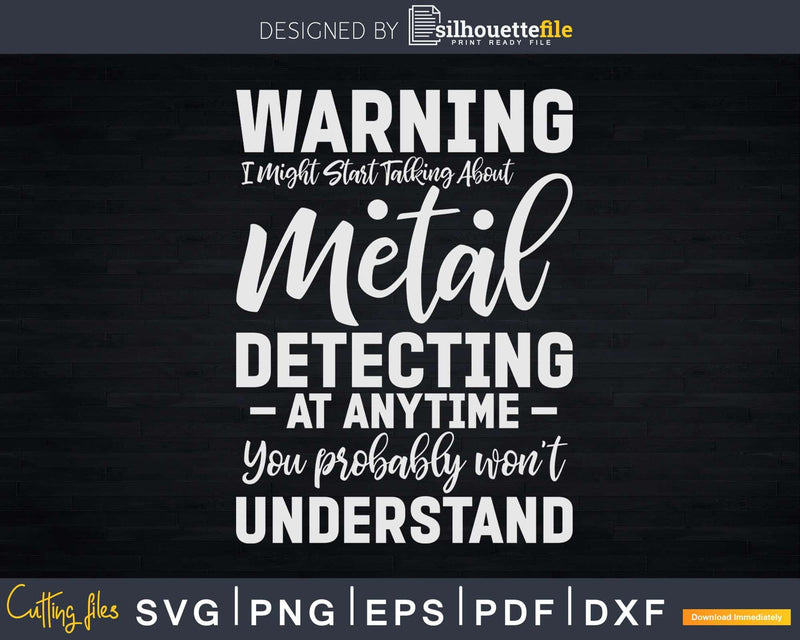 Metal Detecting Detect Oscillator Hunter Detectorist Svg