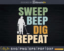 Metal Detecting Detectorist Pun Svg Dxf Cut Files