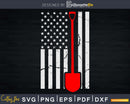 Mining Mine Miner USA US Flag Shovel Dig Construction Tool