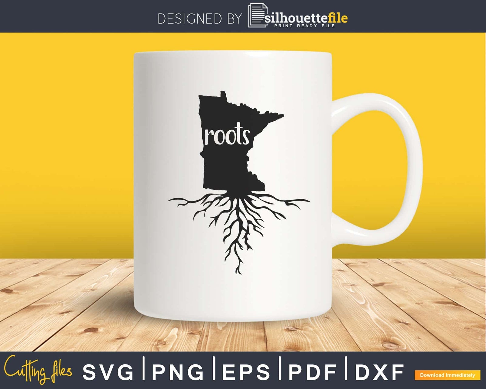 Minnesota MN Roots Home Native Map svg cricut cut digital | Silhouettefile