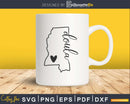 Mississippi Doula svg cricut cut Instant download files