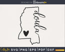 Mississippi Doula svg cricut cut Instant download files