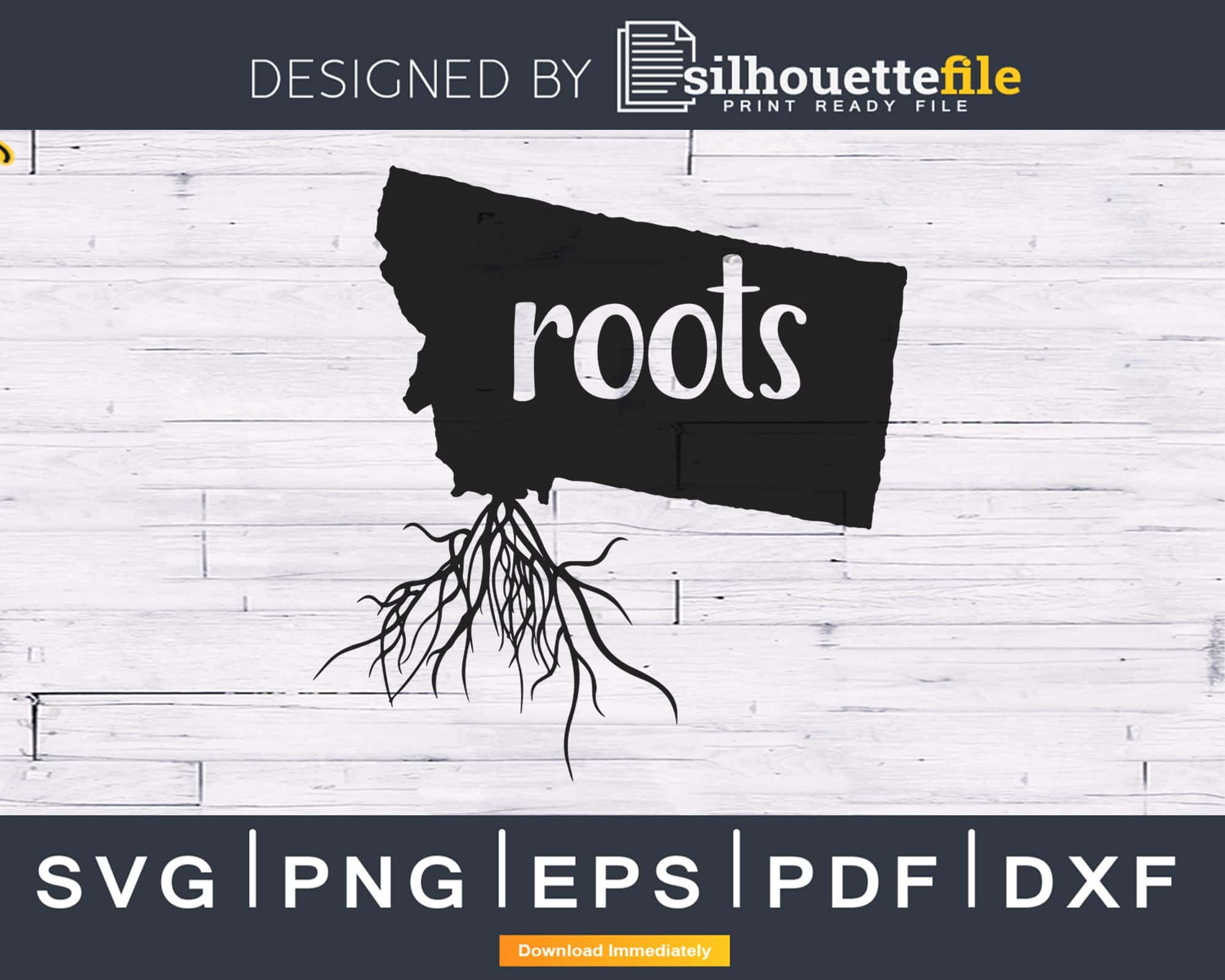 Montana MT Roots Home Native Map svg cricut silhouette files ...