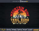Mountain Bike MTB Downhill Bicycle Biking Retro Svg Dxf Cut