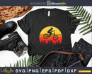 Mountain Bike Vintage Retro Downhill Biking MTB Biker Svg