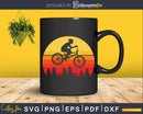 Mountain Bike Vintage Retro Downhill Biking MTB Biker Svg