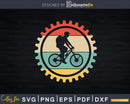 Mountain Biking Gear Retro Vintage Bicycle Svg Dxf Cut Files
